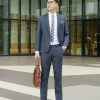 vest nam gray vân xước cao cấp 607