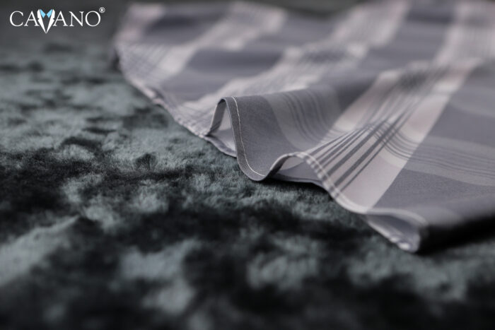 Áo sơ mi họa tiết màu trắng xám