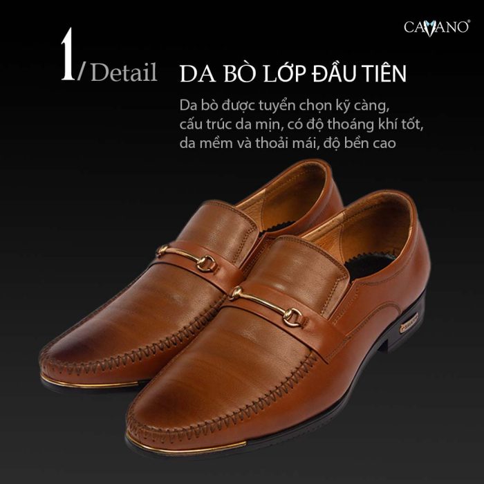 GIÀY TÂY NAM CAO CẤP MÀU NÂU G01