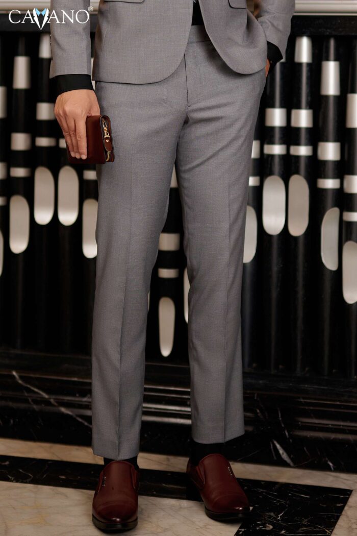 Quần âu nam màu ghi tối-843